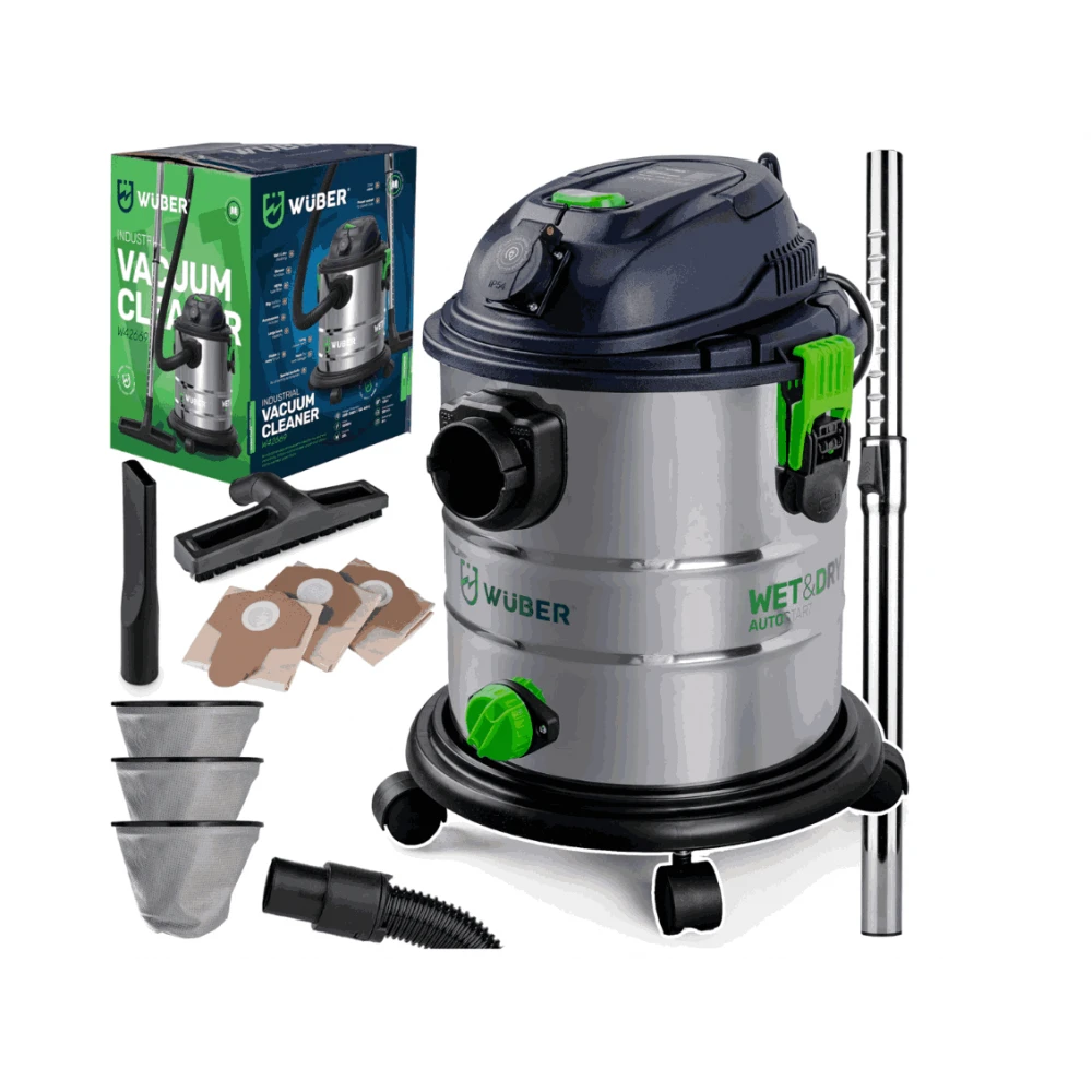 Индустриална прахосмукачка, мокро/сухо почистване 2200 W - W42669