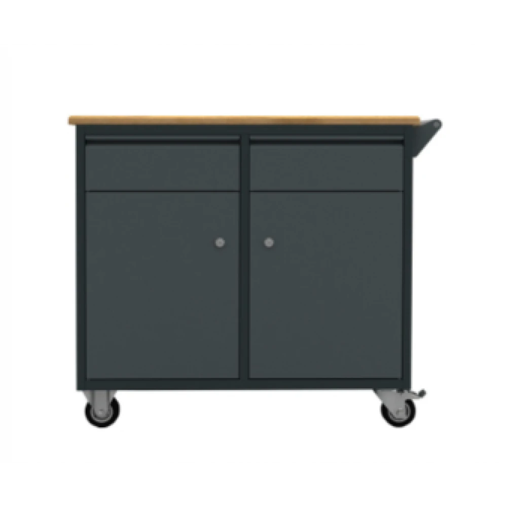 Мобилна работна маса / количка с 2 чекмеджета и 2 врати - WBG01M