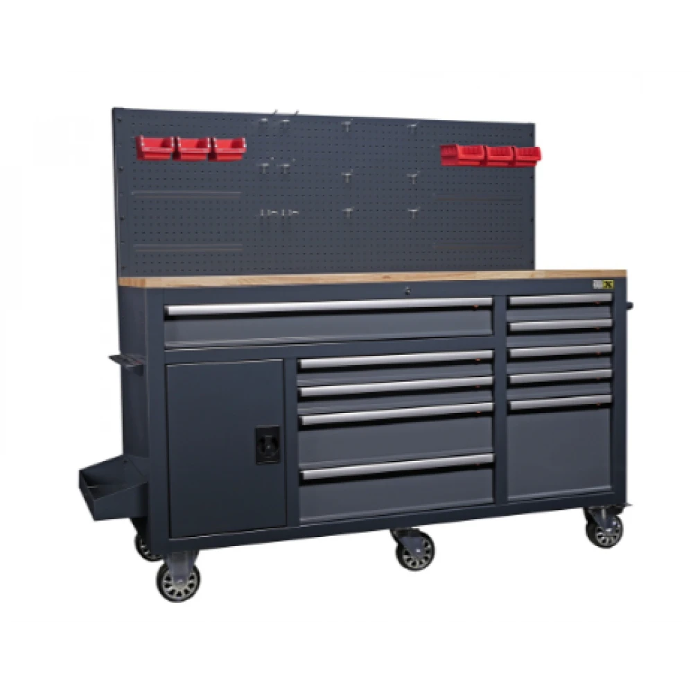 Мобилна количка за инструменти с 10 чекмеджета, 6 усилени колела - WBG02M