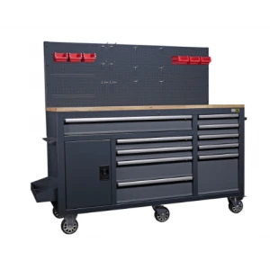 Мобилна количка за инструменти с 10 чекмеджета, 6 усилени колела - WBG02M