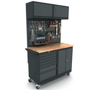 Индустриален мобилен шкаф / кухня Workbench - WBG124M18