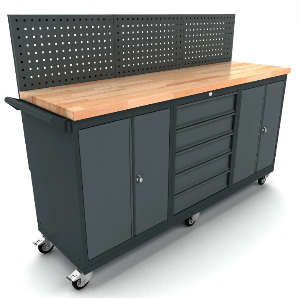 Индустриална мобилна работна маса / количка - WBG186M02