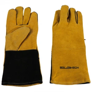 Ръкавици за заваряване MIG/MAG от телешка цепена кожа, размер XL (11) - WGM11