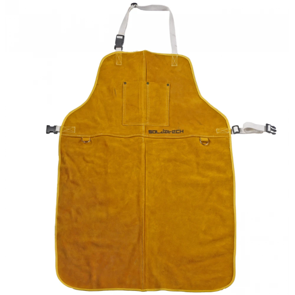 Престилка за заваряване от телешка цепена кожа, размер 620 x 930 мм - WLA01