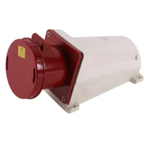 CEE индустриален стенен контакт 5 пина, 125A - WMS125A5P